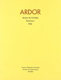 ARDOR REVISTA DE CORDOBA PRI, de Varios autores | portada del libro