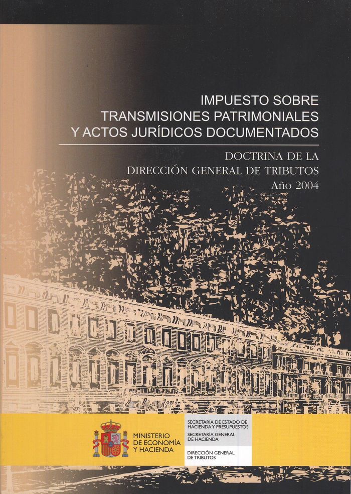 Impuesto sobre transmisiones patrimoniales y actos jurídicos documentados | portada del libro
