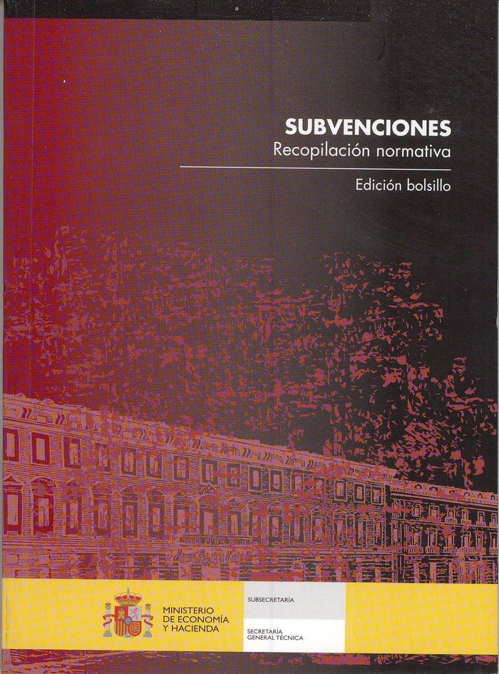 Subvenciones.Recopilación normativa, de Domínguez Olivera, Rafaél | portada del libro