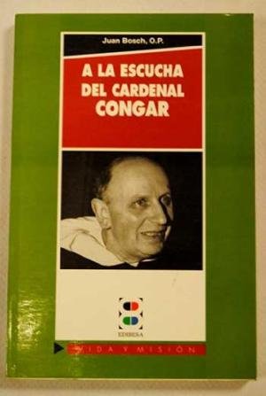A la escucha del cardenal Congar, de Bosch Navarro | portada del libro