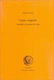 CANTO CORPORAL. ANTOLOGIA DE POEMAS DE AMOR, de NERUDA | portada del libro