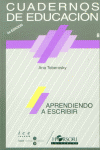 APRENDIENDO A ESCRIBIR -CE8, de Teberosky | portada del libro