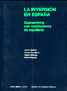 La inversión en España, de VARIOS | portada del libro