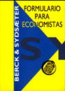 Formulario para economistas, de Berk, Peter | portada del libro