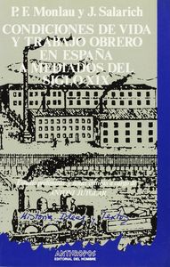 CONDICIONES VIDA TRABAJO OBRERO EN ESPAÑA, de MONLAU | portada del libro