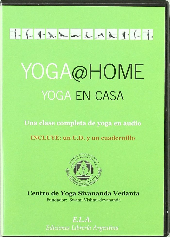 YOGA@HOME - YOGA EN CASA | portada del libro