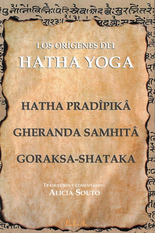 Los orígenes del hatha yoga, de Alicia | portada del libro