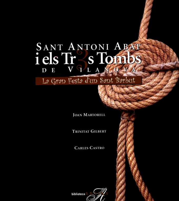Sant Antoni Abat, els tres tombs de Vilanova, de Martorell Masó, Joan | portada del libro
