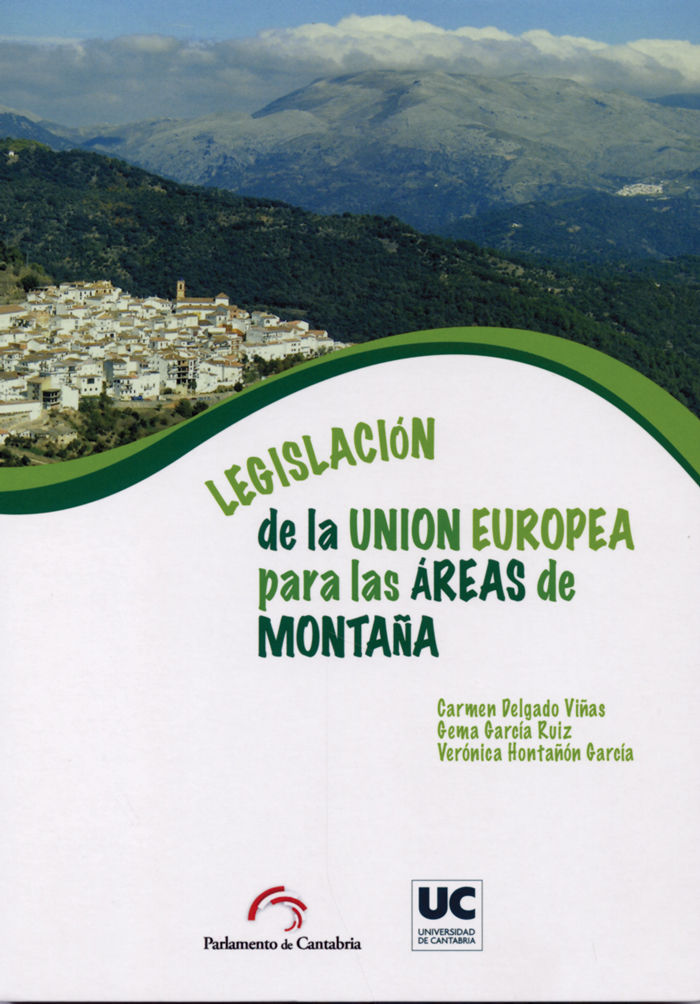 Legislación de la Unión Europea para las áreas de montaña, de Delgado Viñas | portada del libro