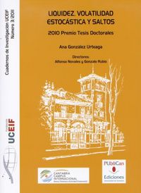 Liquidez, volatilidad estocástica y saltos, de González Urteaga, Ana | portada del libro