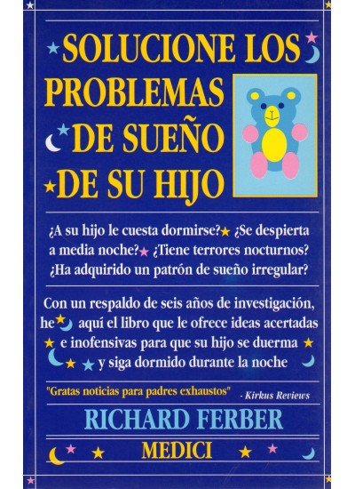 SOLUCIONE PROBLEMAS DE SUEÑO DE SU HIJO, de FERBER | portada del libro