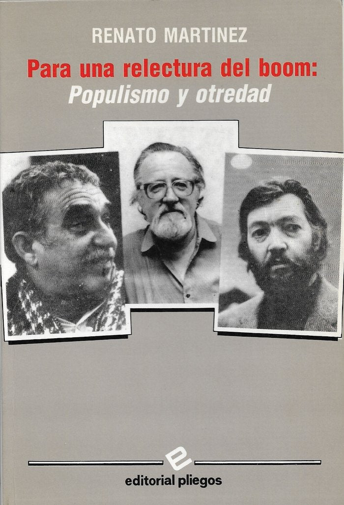 Para una relectura del boom, de MARTINEZ, RENATO | portada del libro