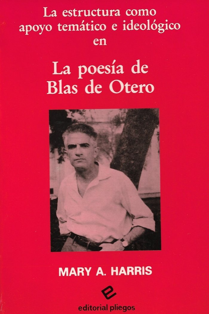 POESIA DE BLAS DE OTERO, LA, de HARRIS, MARY A. | portada del libro