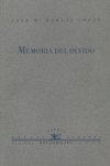 Memoria del olvido, de García López, José María | portada del libro