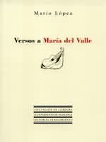 Versos a María del Valle, de López | portada del libro