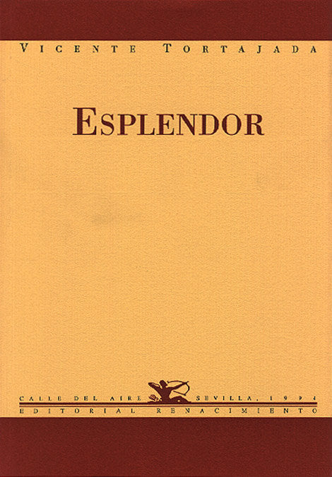 Esplendor, de Tortajada, Vicente | portada del libro