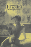 Pier Paolo Pasolini. Palabra de corsario | portada del libro