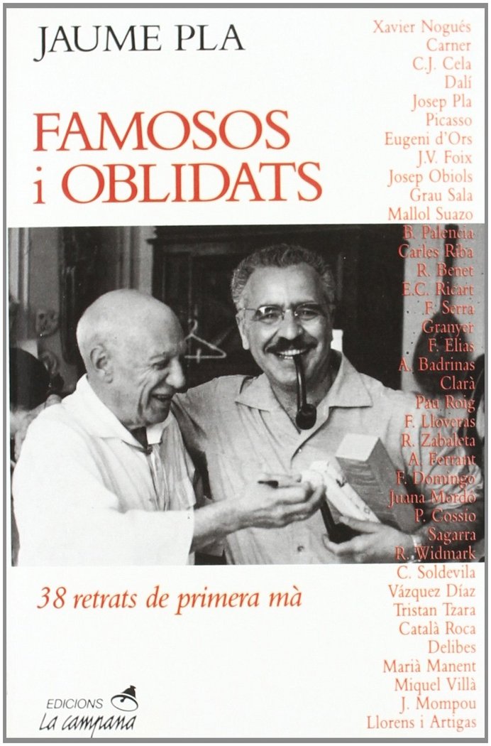 Famosos i oblidats, de PLA, JAUME | portada del libro