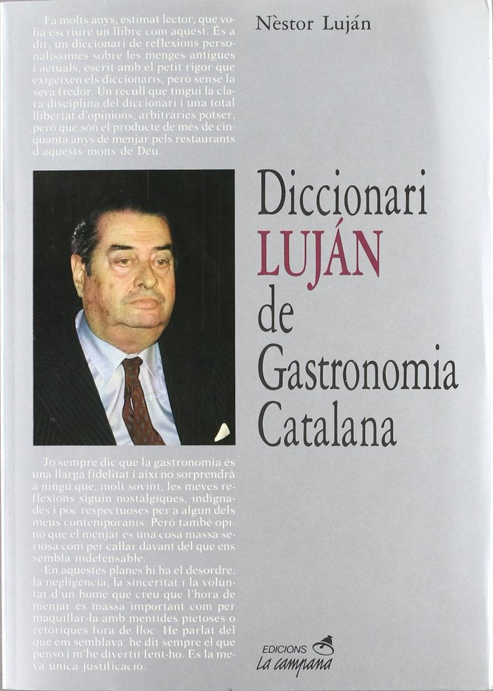 Diccionari Luján de gastronomia catalana, de LUJAN, NESTOR | portada del libro