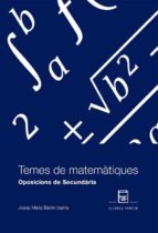 TEMES DE MATEMATIQUES, de JOSEP MARIA BARON ISANTA | portada del libro