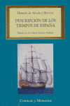 Descripción de los tiempos de España, en el presente décimo octavo sig, de Alsedo y Herrera | portada del libro