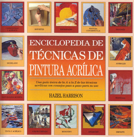 Enciclopedia de técnicas de pintura acr¡lica, de HARRISON | portada del libro