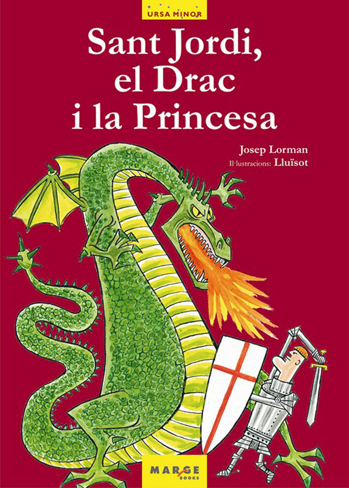 Sant Jordi, el drac i la princesa, de Lorman | portada del libro