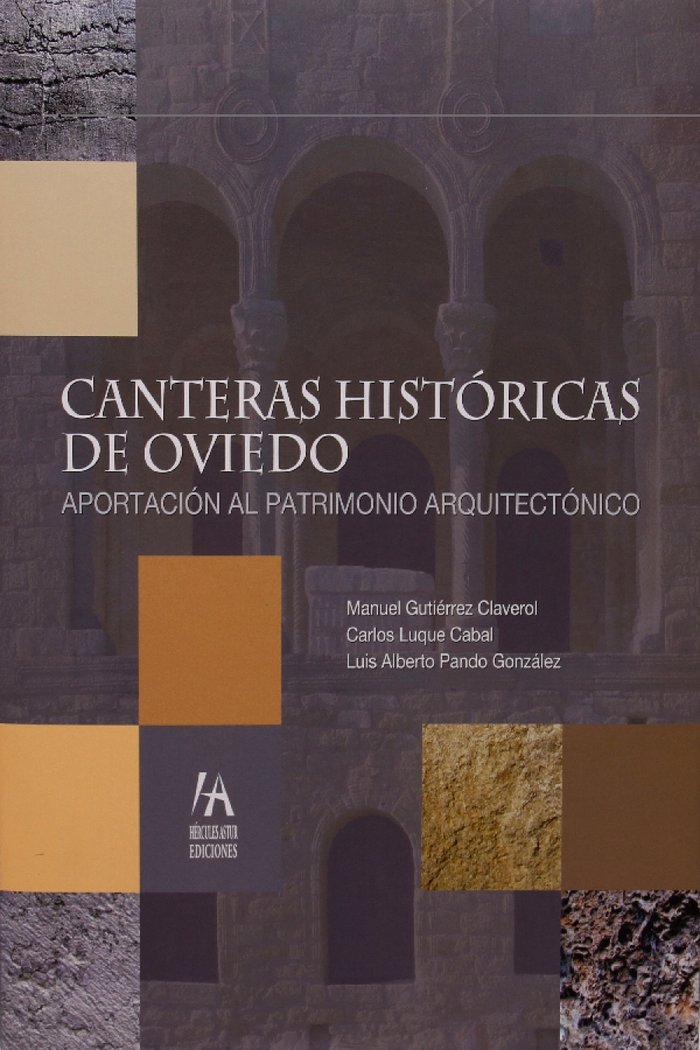 CANTERAS HISTÓRICAS DE OVIEDO, de GUTIÉRREZ CLAVEROL | portada del libro