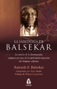 La sabiduría de Balsekar, de S. Balsekar, Ramesh | portada del libro