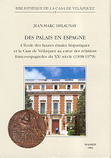 Des palais en Espagne, de Delaunay | portada del libro