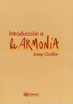 INTRODUCCION A LA ARMONIA, de GUALLAR CABALLER, JOSEP | portada del libro