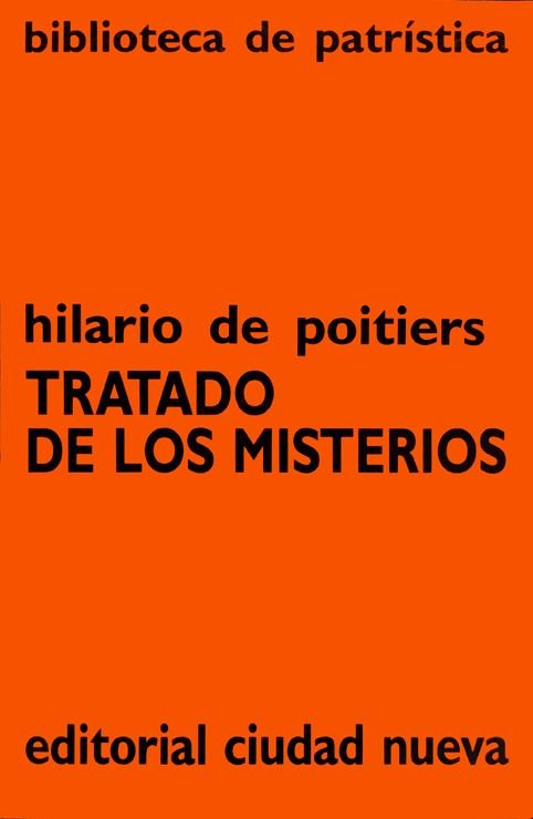 Tratado de los misterios, de Hilario de Poitiers | portada del libro