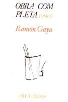 OBRA COMPLETA 1 R.GAYA  PT-124, de Gaya | portada del libro