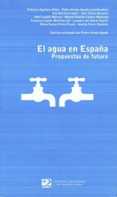 El agua en España, de Aguilera Klink, Federico | portada del libro