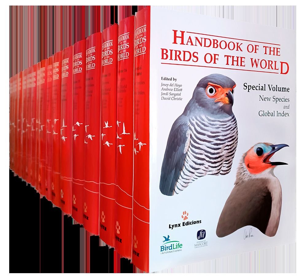 Handbook of the Birds of the World (Colección completa), de Varios autores | portada del libro