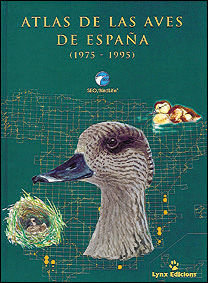 ATLAS DE LAS AVES ESPAÑA (1975-1995), de SEO#BIRDLIFE | portada del libro