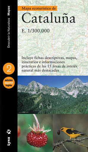 Mapa ecoturístico de Cataluña (Castellano/Inglés), de Curcó Massip | portada del libro