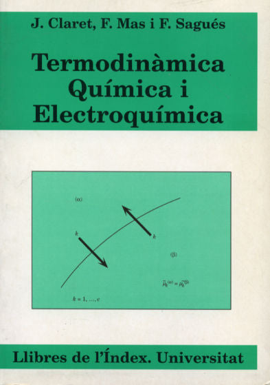 Termodinàmica química i electroquímica, de Varios autores | portada del libro