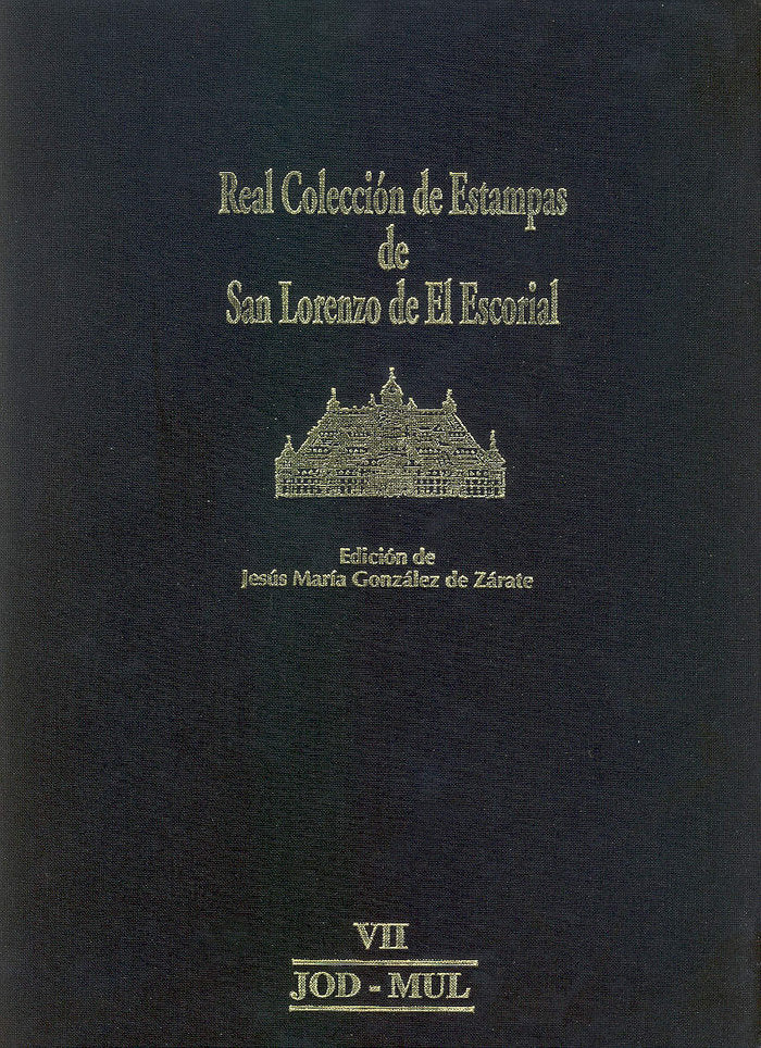 Real Colección de Estampas de San Lorenzo de El Escorial, de JESUS MARIA GONZALEZ DE ZARATE GARCIA | portada del libro