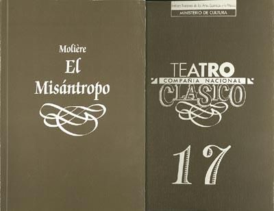 El misántropo, de Molière | portada del libro