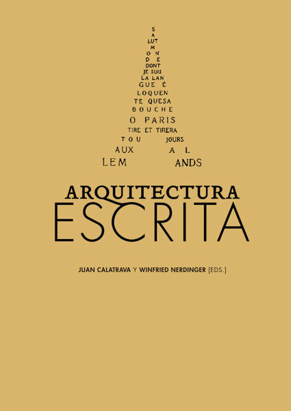 Arquitectura escrita, de Calatrava, Juan | portada del libro