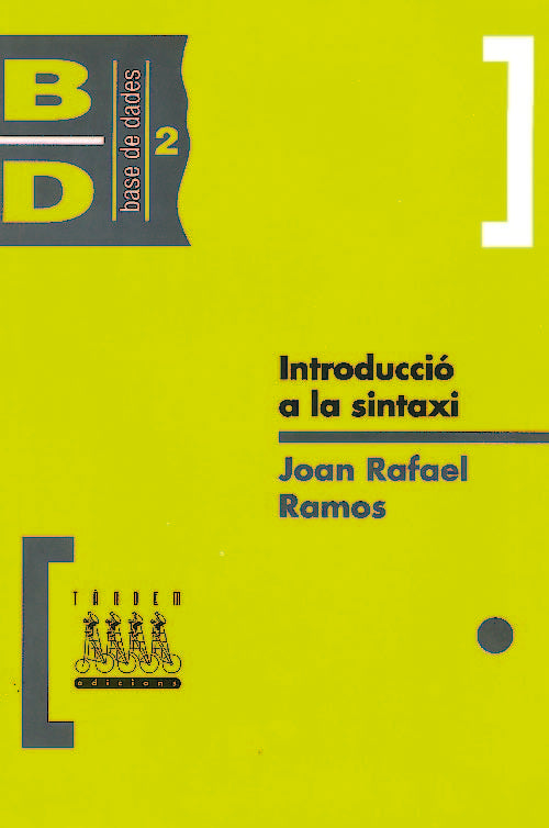 INTRODUCCIO A LA SINTAXI, de RAMOS ALFAJARIN, JOAN RAFAEL | portada del libro