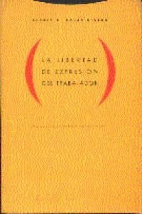 LIBERTAD EXPRESION TRABAJADOR, de ROJAS VIVERO | portada del libro