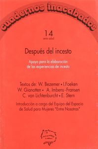 CUADERNOS INACABADOS 14. DESPUES DEL INCESTO | portada del libro