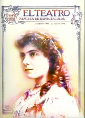 El teatro. Revista de espectáculos. 1909-1910. Edición facsimil digitalizada | portada del libro