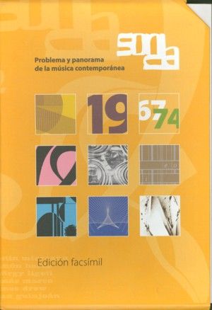 Problema y panorama de la música contemporánea. Sonda 1967-1974 | portada del libro