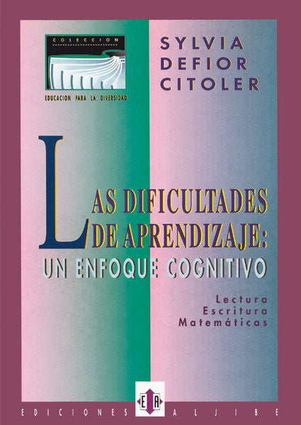 LAS DIFICULTADES DE APRENDIZAJE, de DEFIOR CITOLER | portada del libro