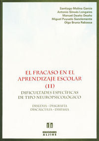 El fracaso en el aprendizaje escolar, de Molina García | portada del libro