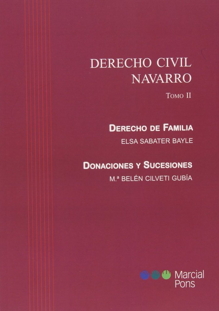DERECHO CIVIL NAVARRO, de SABATER BAYLE | portada del libro