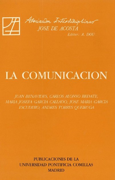 La comunicación, de Varios autores | portada del libro